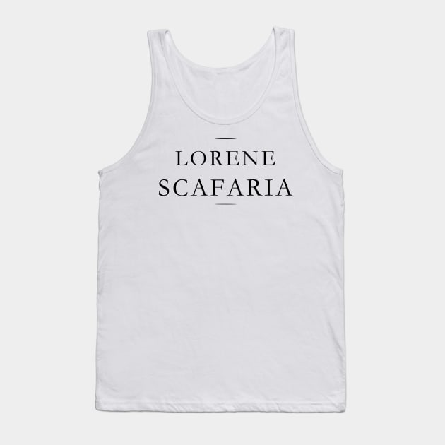 Lorene Scafaria Tank Top by MorvernDesigns